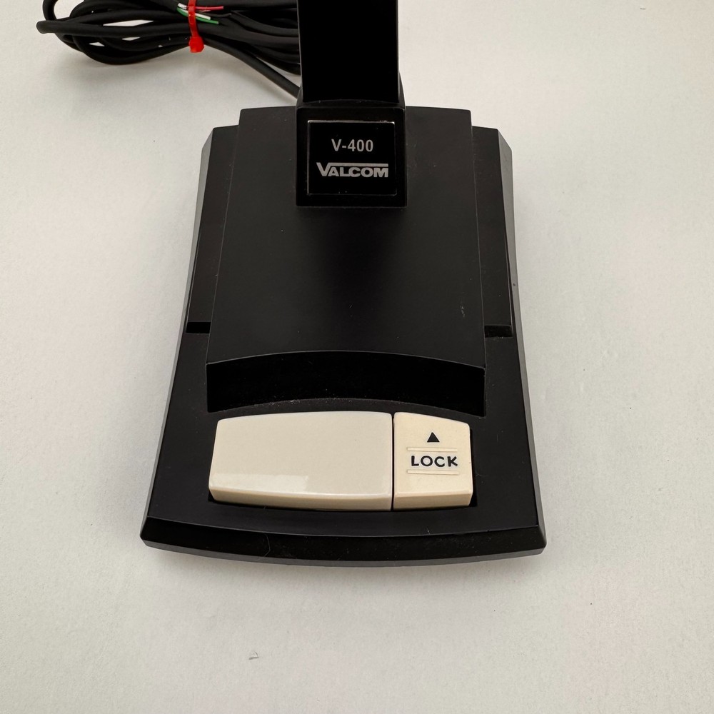 Valcom V-400 / Astatic 878HL Desktop Microphone for Paging Intercom Systems