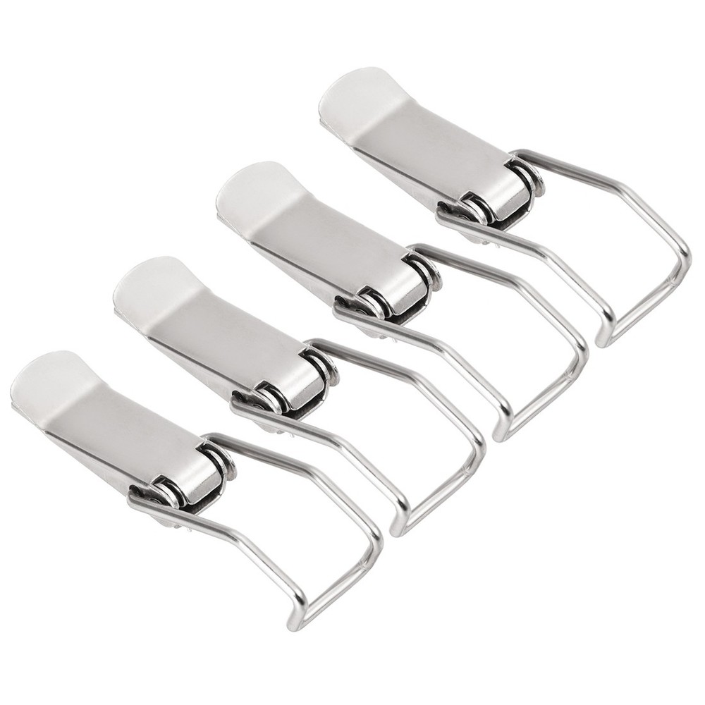 4 Pcs 2.87" Iron Spring Load Toggle Latch Catch Clamp Clip for Trunk Case Box