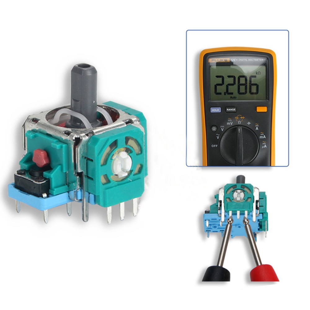 1Pair Replacement 3D Analog Stick Joystick For PS5 Dualshock Wireless Handle