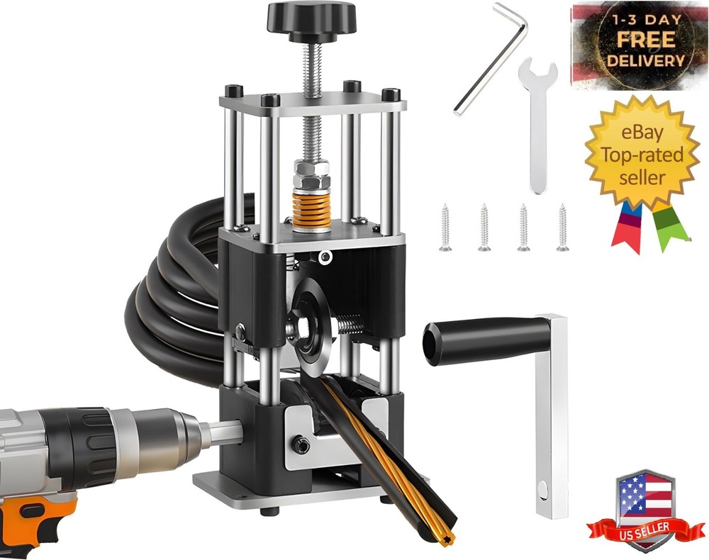 Manual Wire Stripper Machine Drill Powered Wire Stripping Machine 0.1"-1" Gau...