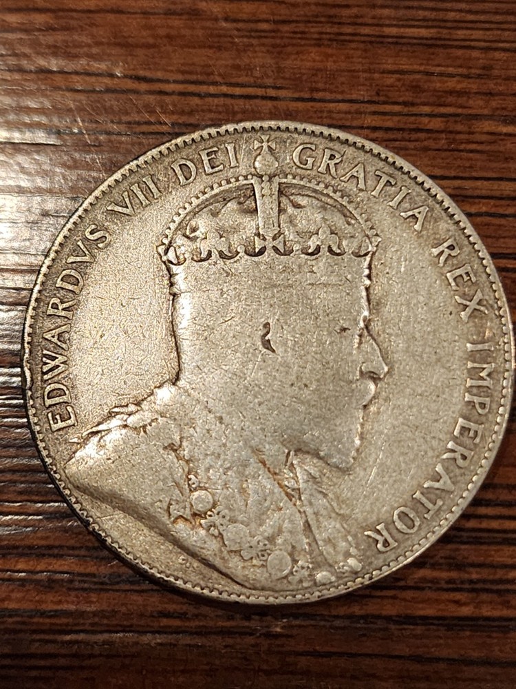 1906 Canada 50 Cents Silver Coin