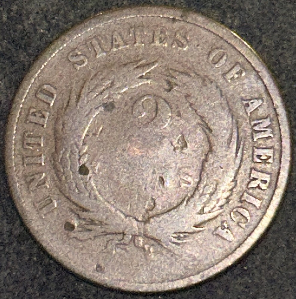 1867 Two Cent Coin