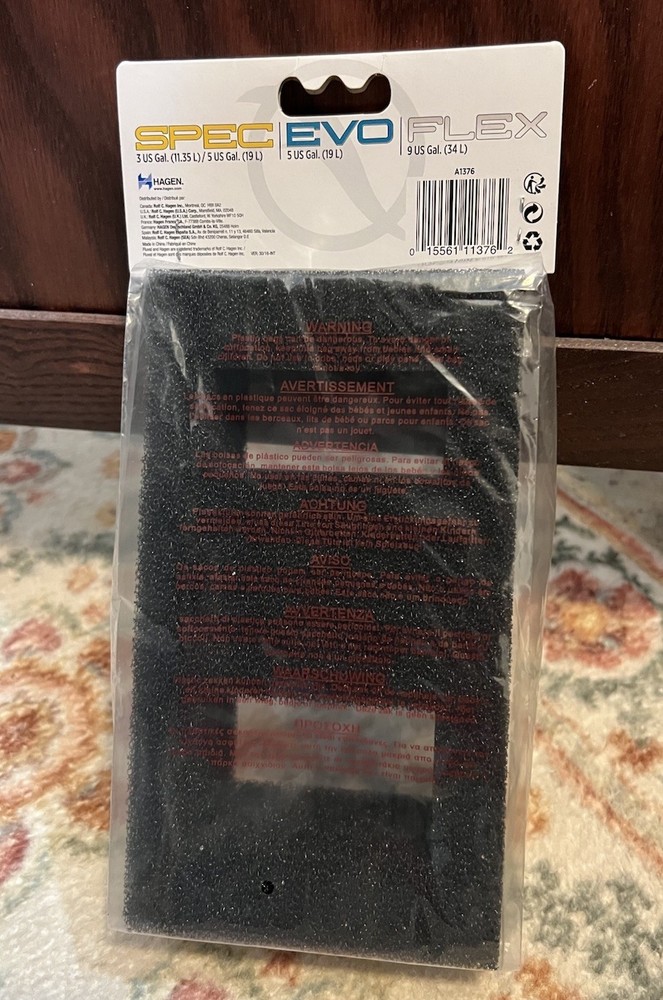 NEW FLUVAL Foam Filter Block for SPEC / EVO / FLEX A1376 NEW