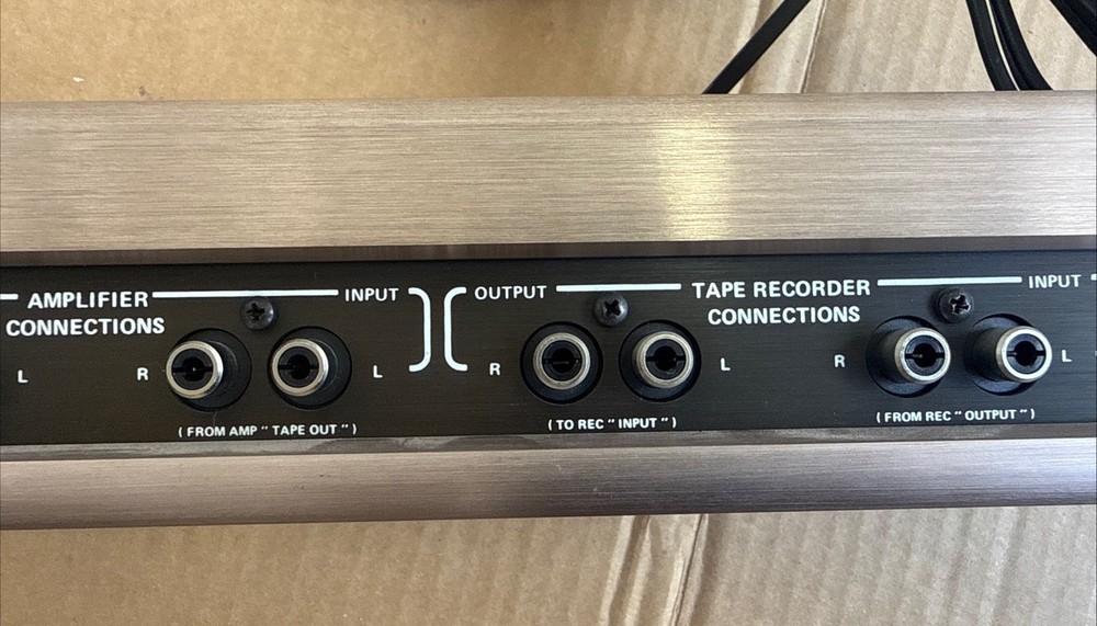 Untested!! Bose 901 Series V Active Equalizer EQ 120V Champagne