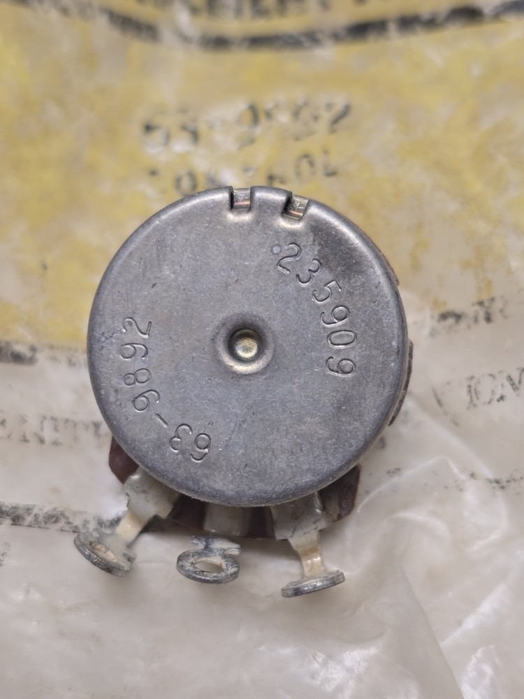 Zenith Control 63-9892 Replacement Part NOS