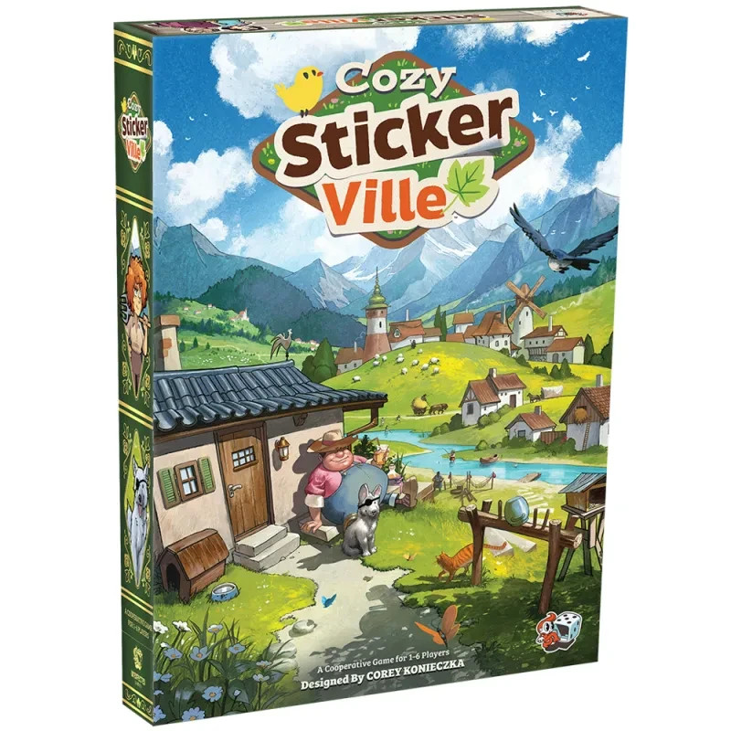 Cozy Stickerville - Adventure Board Game