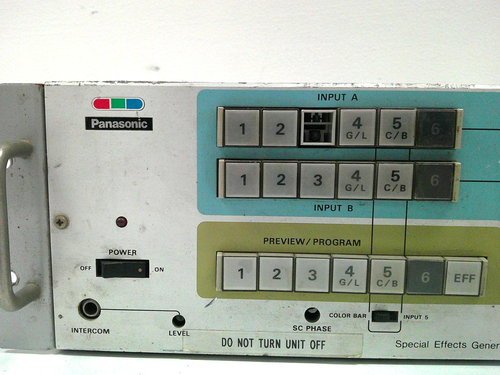 Panasonic Vintage Special Effects Generator WJ-4600B