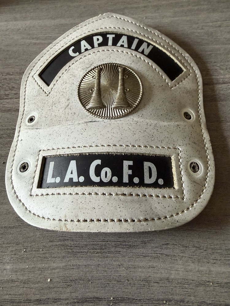 Fire Helmet Shield L.A. County