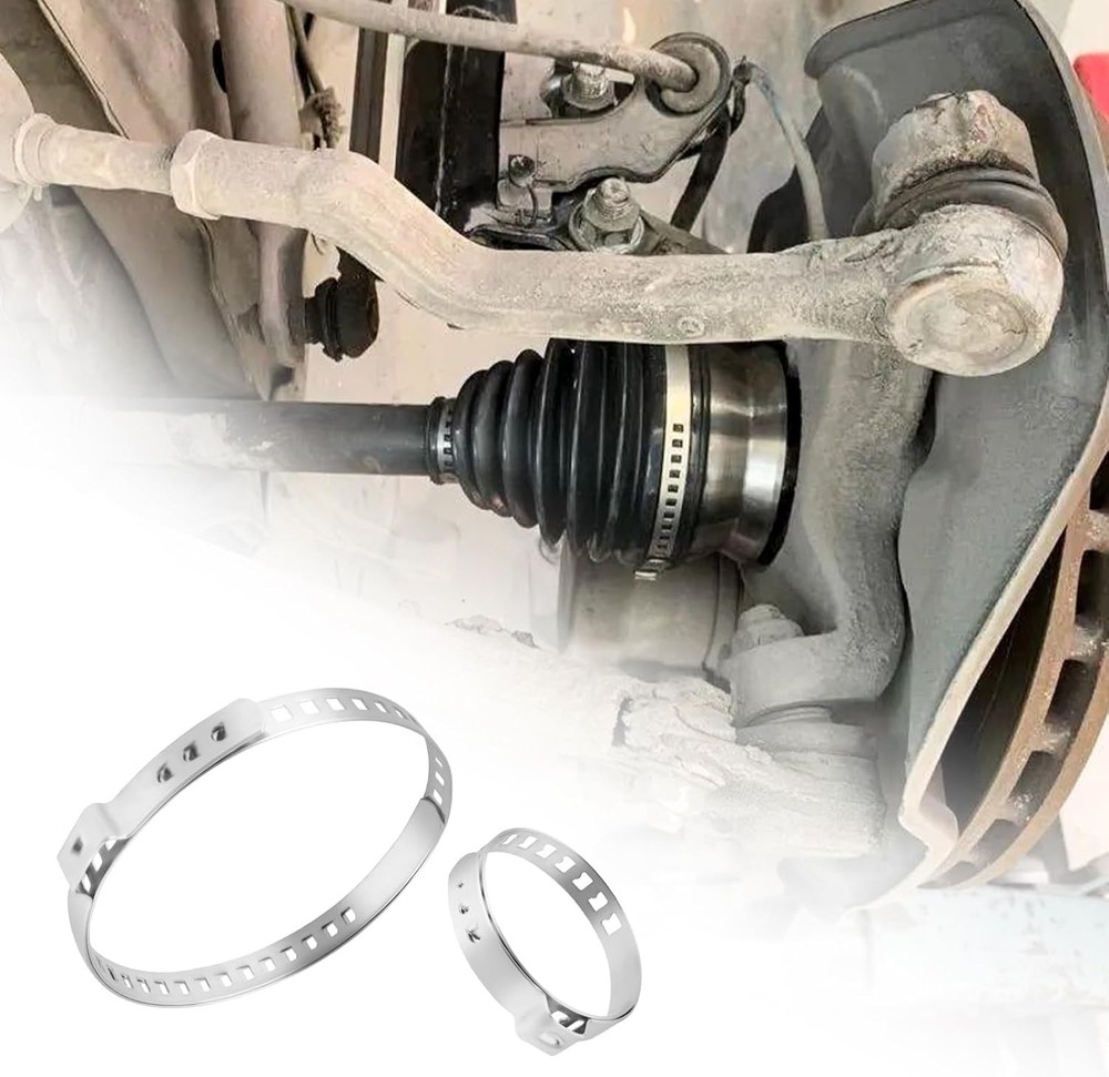 10PCS CV Boot Clamp Kit Include 5PCS Small and Large Hose Sliver