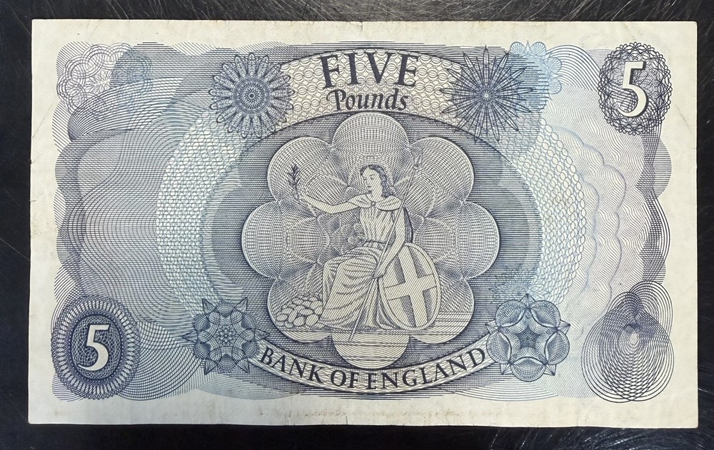 Old Five £5 Pound Note Excellent Condition