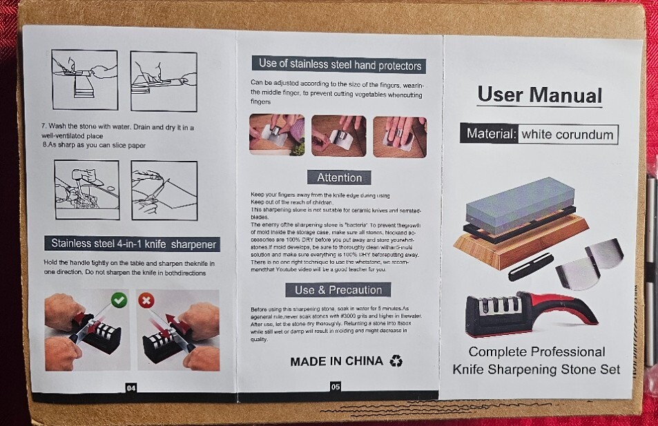 PPP whetstone knife sharpening kit