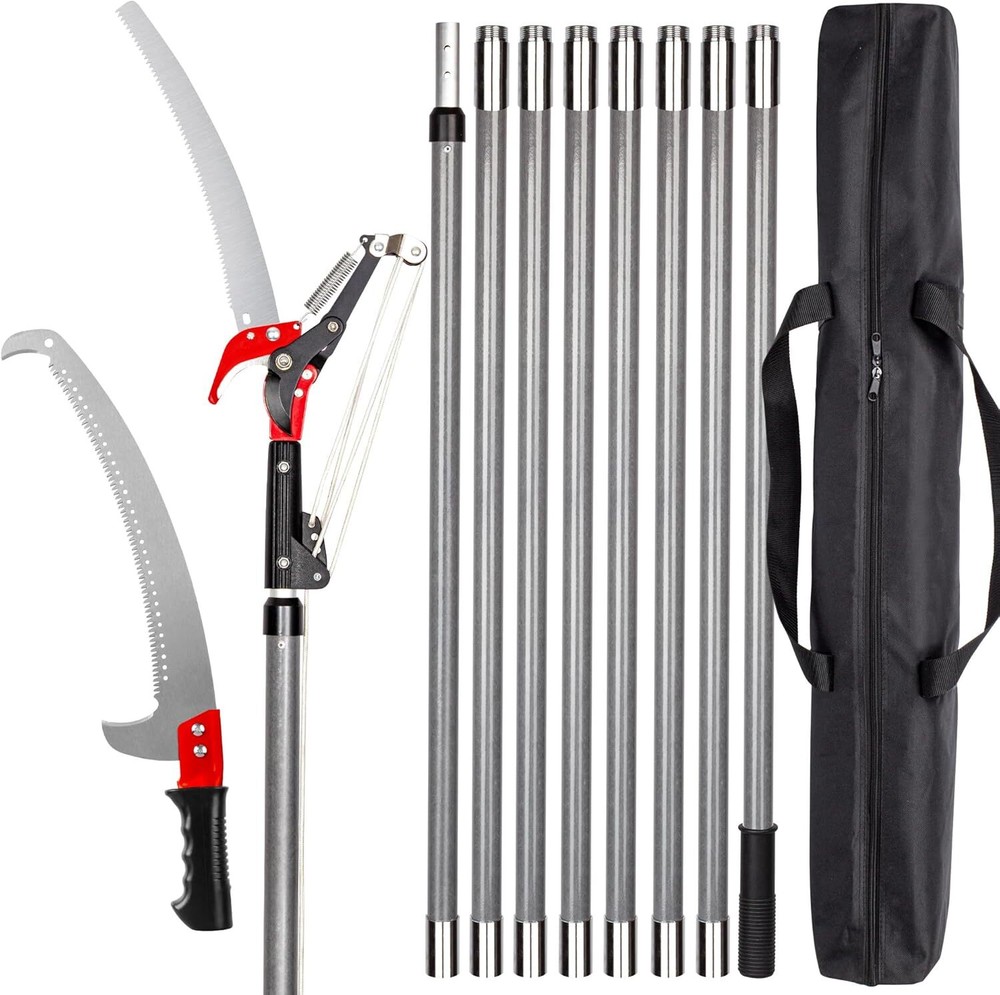 Walensee Pole Saws for Tree Trimming,7.2-27FT Extendable Tree Pruner,with Blade