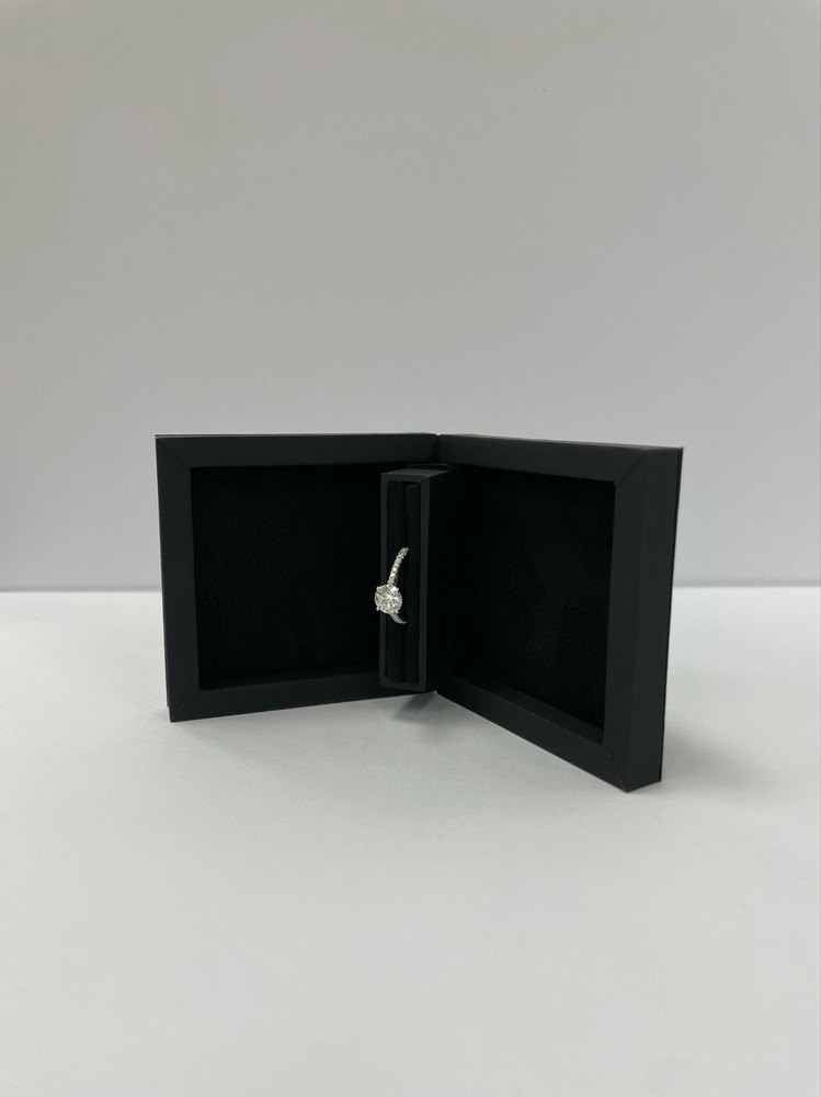 Slim Hidden Proposal Engagement Ring Box - Luxurious