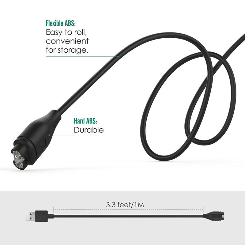 Portable Cable USB Data Sync Charger For Garmin Forerunner 935/Fenix 5 5S Watch