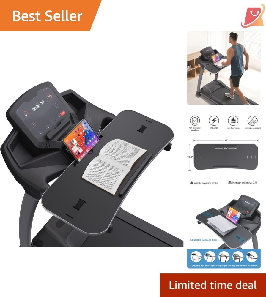 Treadmill Desk Attachment Universal Laptop Workstation for Notebooks Tablets
