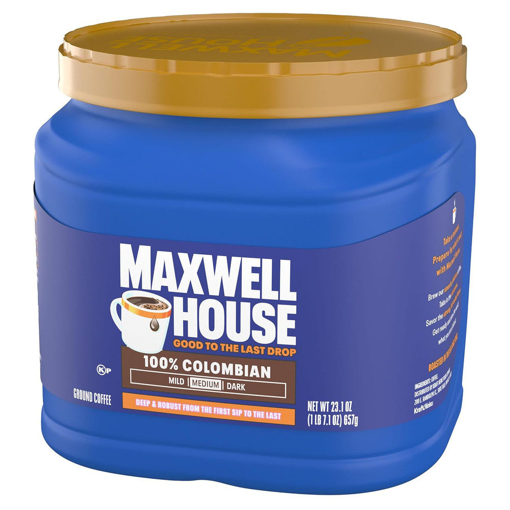 23.1Oz Ground Coffee Medium 100% Colombian Roast