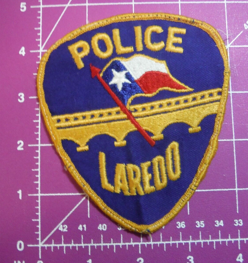 Laredo Texas POLICE patch-uniform take off