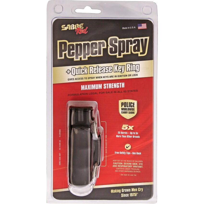 Sabre Quick Release Keyring ORMD, Detachable, Black casing, SA10541 20% OFF &