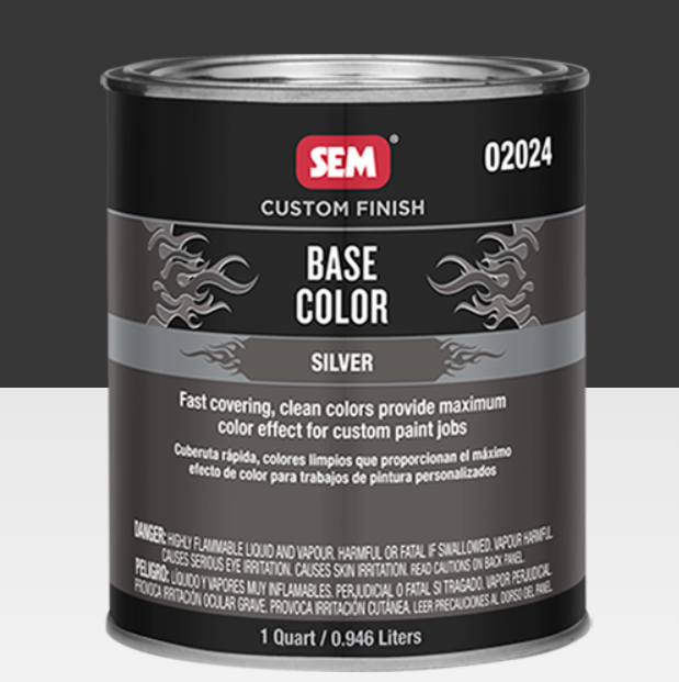 SEM Custom Finish Base Silver Quart #02024