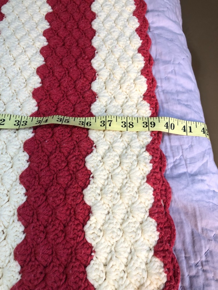 Handmade Crochet Afghan, 79x57