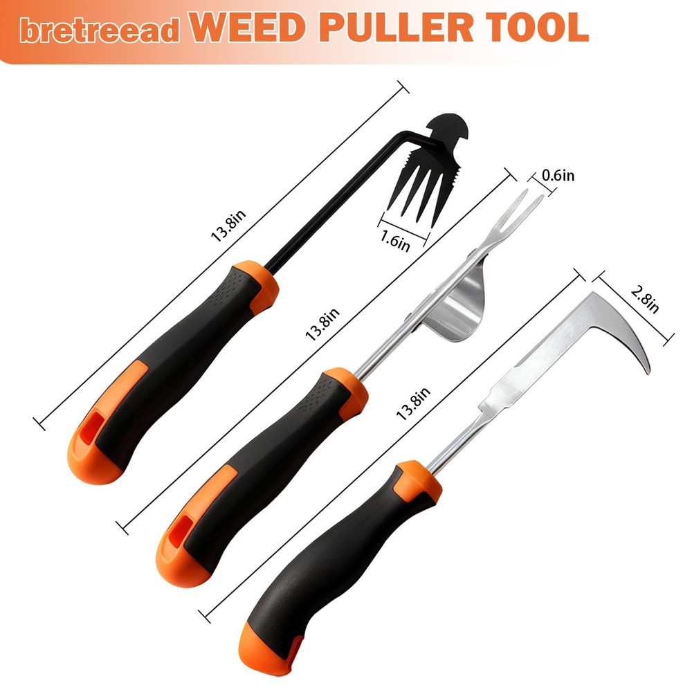 Weed Puller Tool, 2026 New Portable Hand Weeder Tool, Weeding Tool with Stain...
