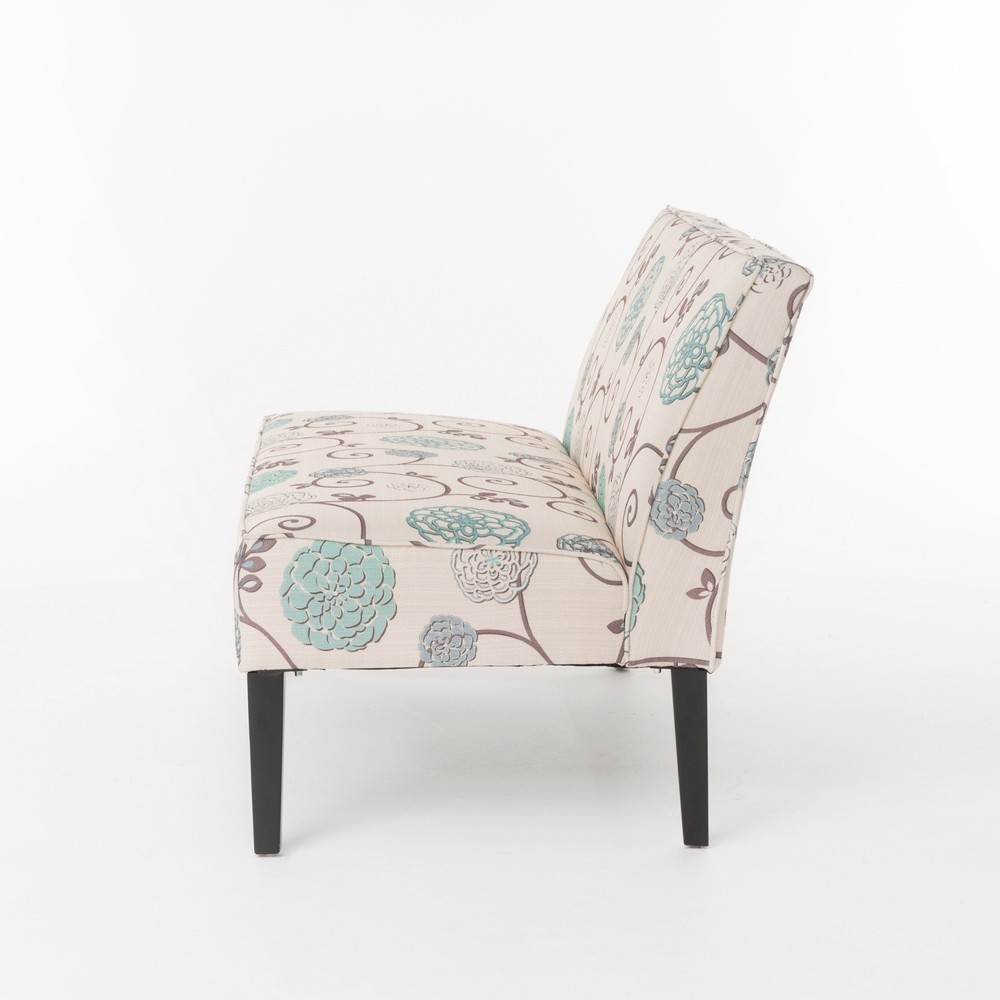 Modern Loveseat Sofa for Small Space Upholstered Couch with Solid Wood Legs