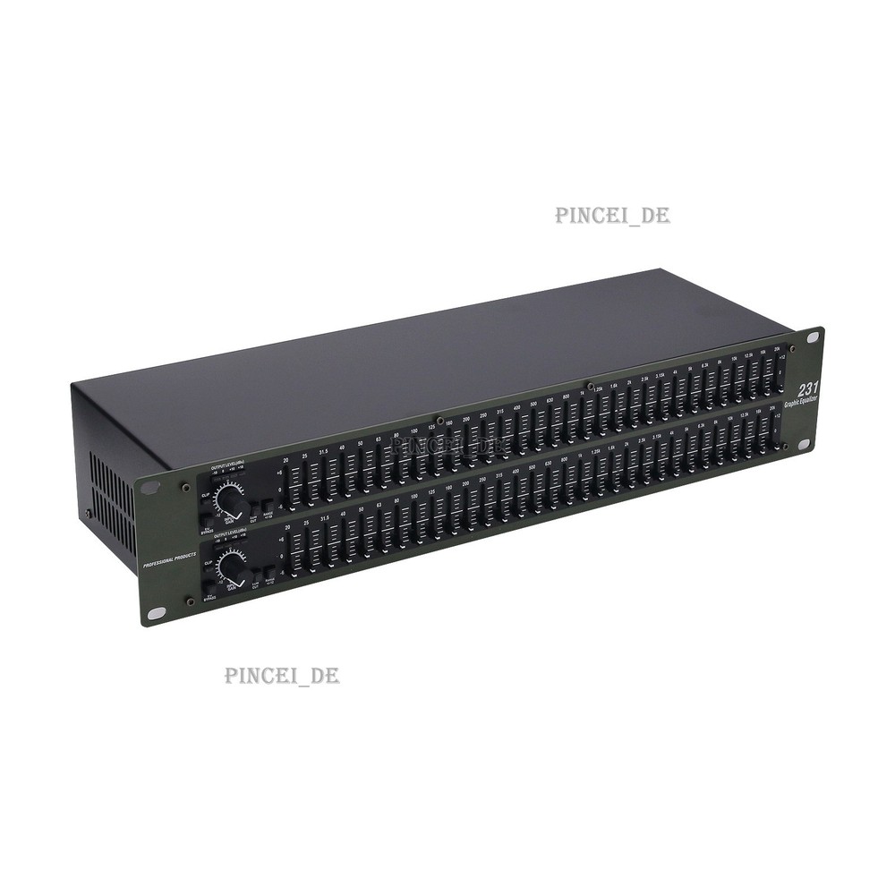 231 Dual 31 Segment Equalizer Professional Equalizer for Home KTV