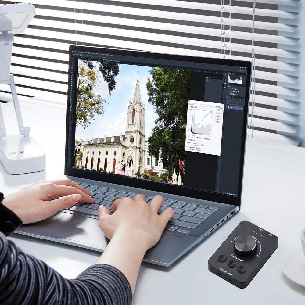 USB Computer Volume Controller Player Replacement Adapter For Window7 / 8/10