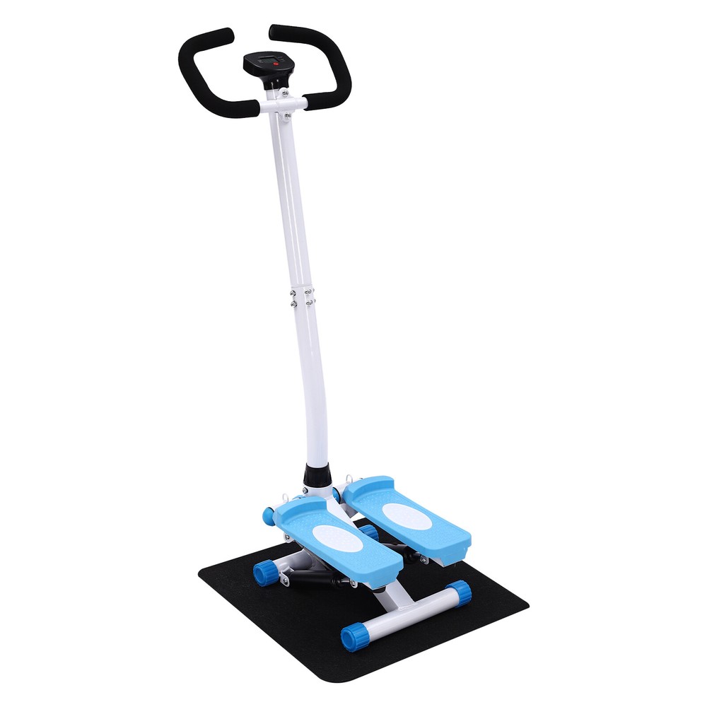 Stepping Exercise Machine Home Gym Full Body Workout Stepper w/ Elastic Bands