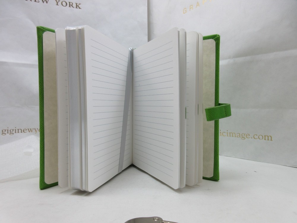 Diary with Padlock 6" Hardcover 224 Lined Pages Graphic Image Post Seafoam