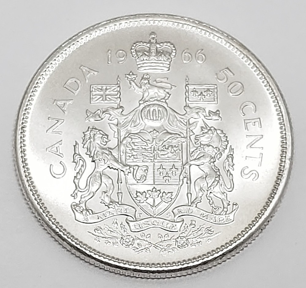 1966 Canadian Half Dollar   *80% SILVER*