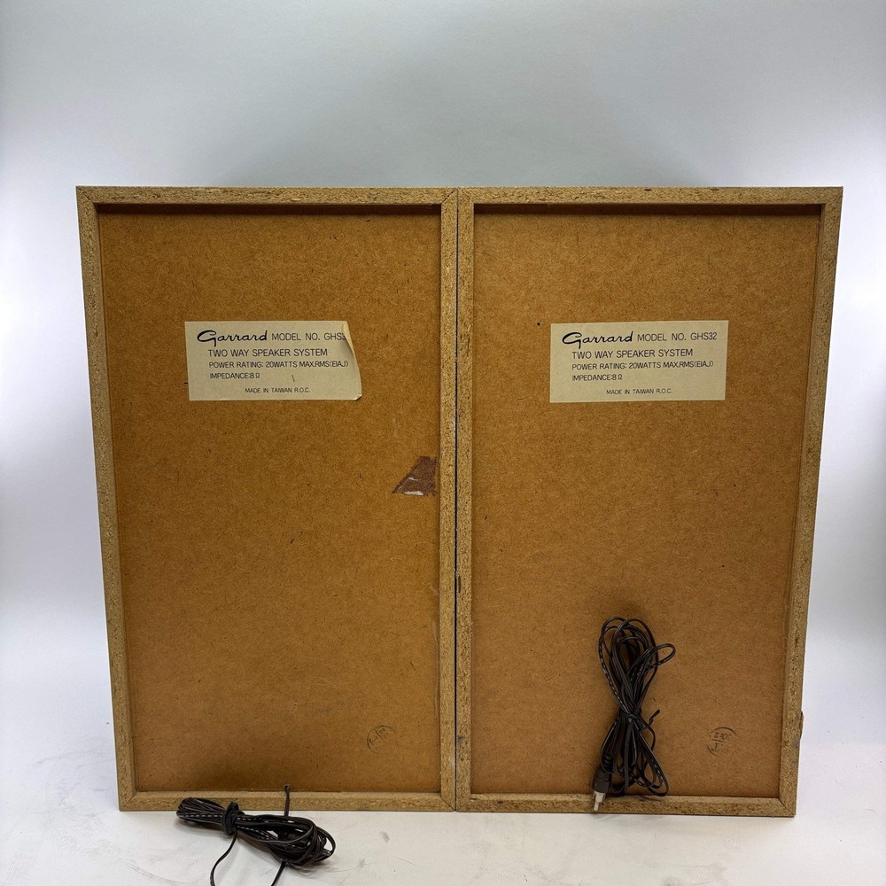 Garrard GHS32 Black Two Way Speaker System 20 Watts
