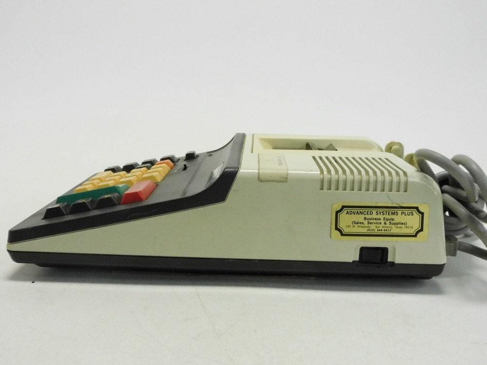 Vintage Adler 12P Calculator 4-Function Printer 1976 - RARE