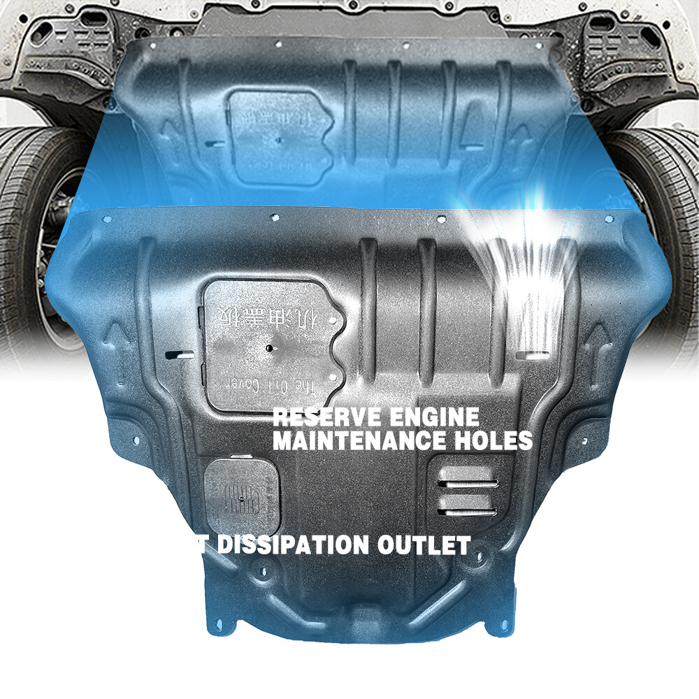 For Jeep Cherokee 2015-2017 Under Engine Splash Guards Front Engine Mud Flaps