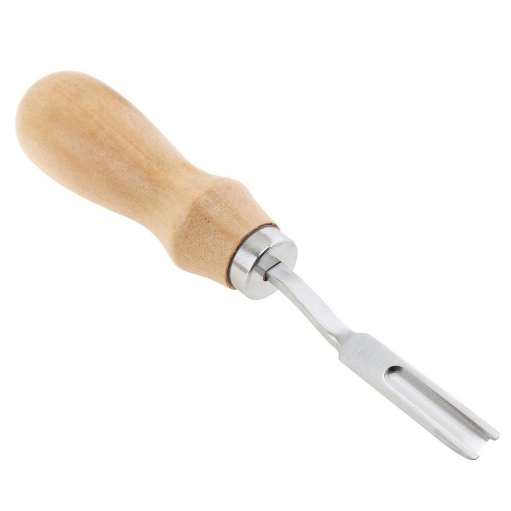 24x Leather Craft Tool Punch Kit Stitching Carving Working Sewing Saddle Groover