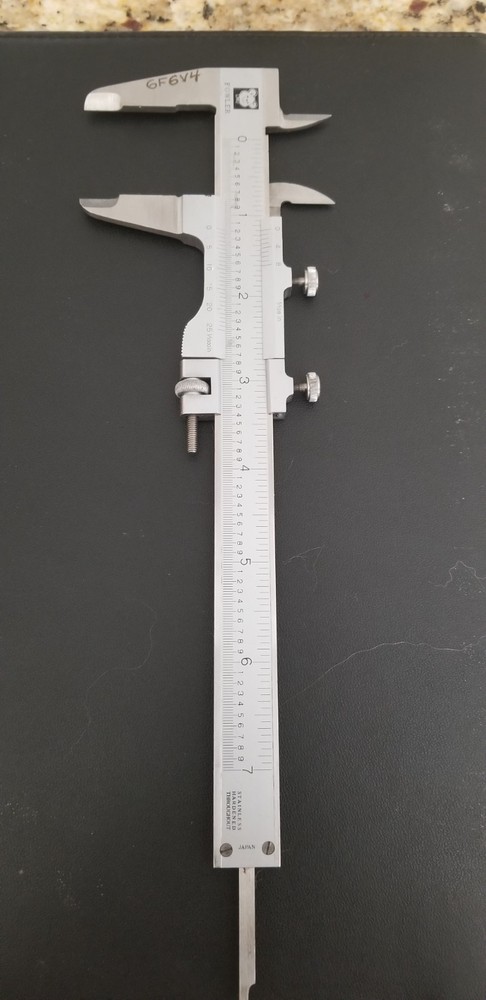 Fowler 6" Vernier Caliper ***WITH THUMB LOCK & CASE***