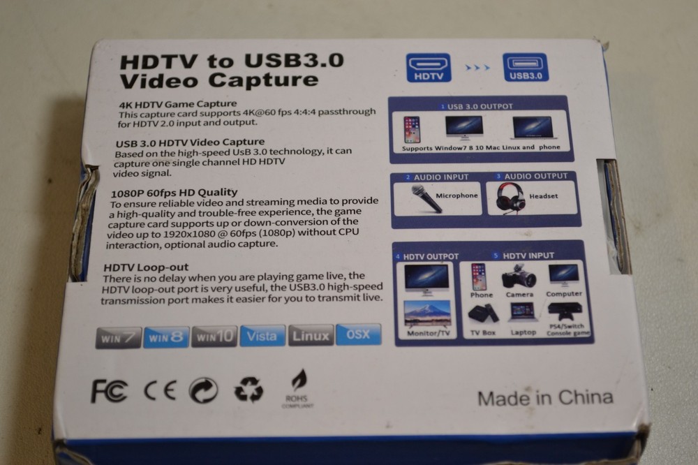 HDTV to USB3.0 Video Capture Multimedia Interface