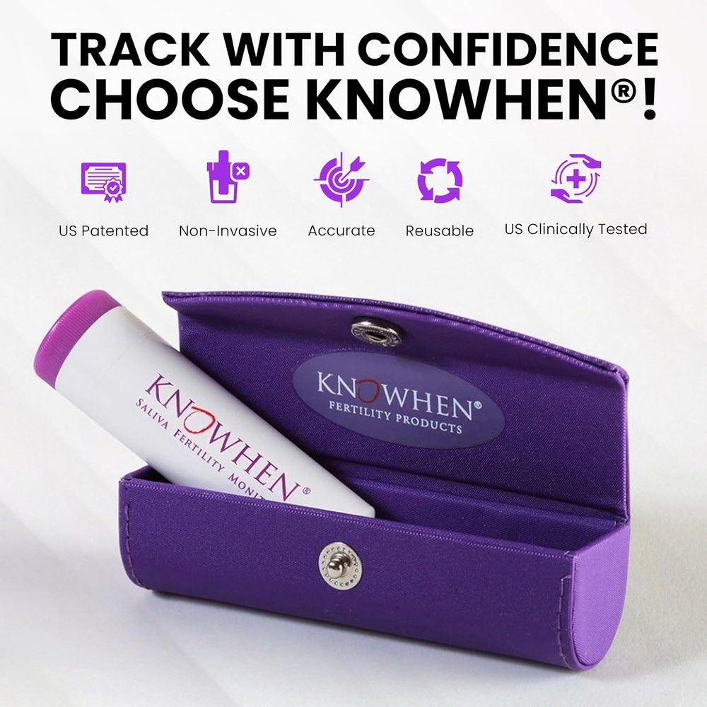 KNOWHEN® Saliva Ovulation Tests Kit – Non-Invasive Predictor kit,...
