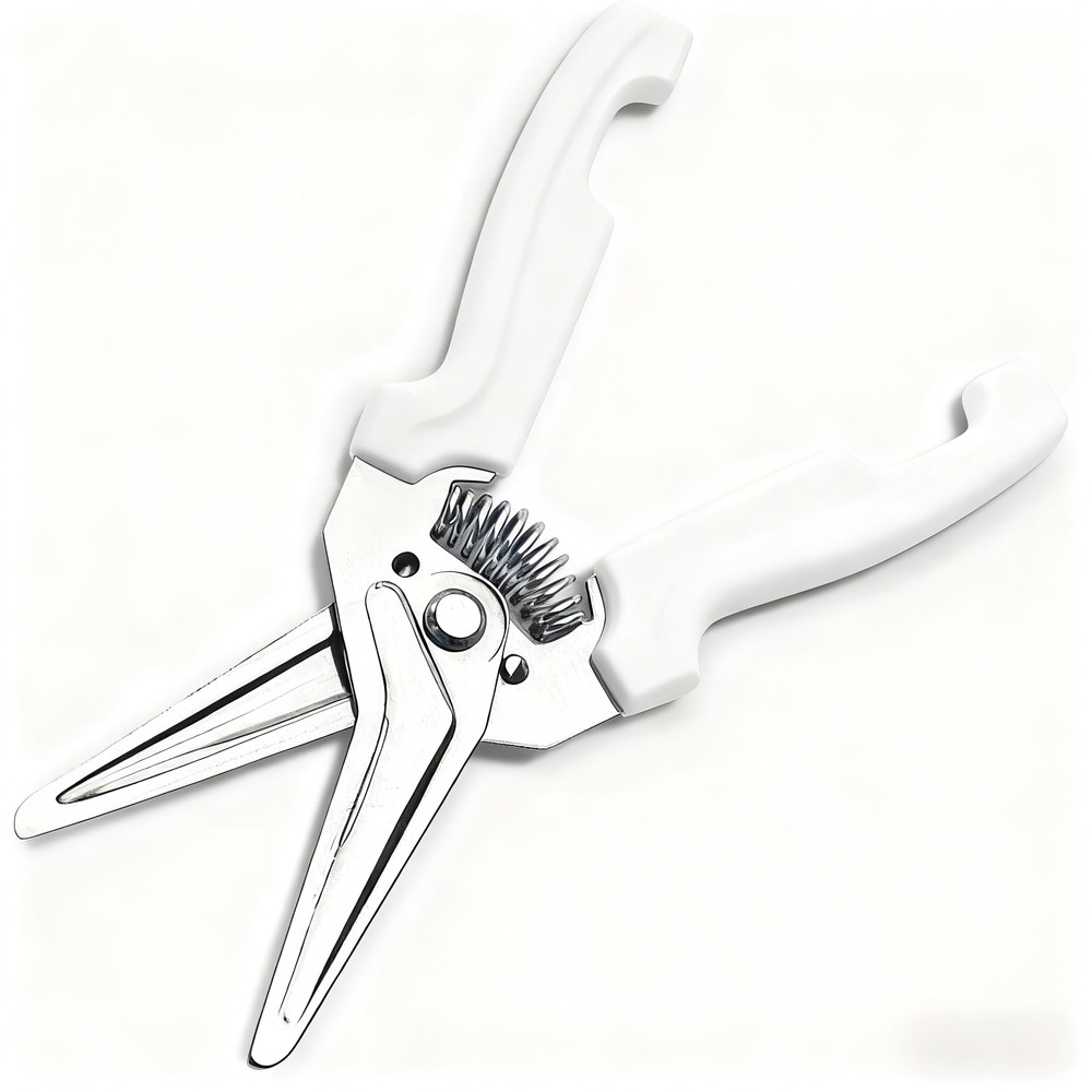 Multi-Purpose Kitchen Shears Stainless Steel Spring Assisted with Storage Holder