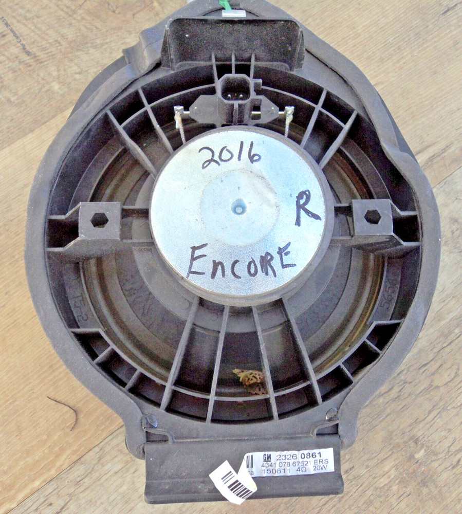 2013-2017 Buick Encore Door Speaker Right Rear