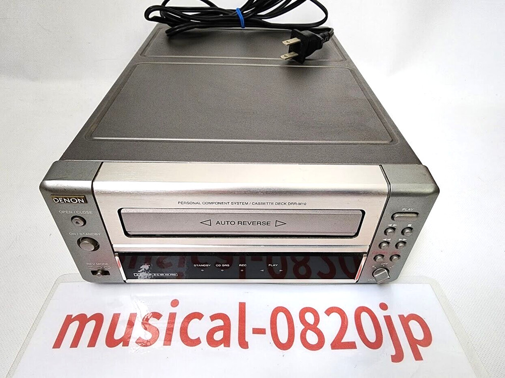 DENON DRR-M10 Cassette Deck Auto Reverse Audio Player