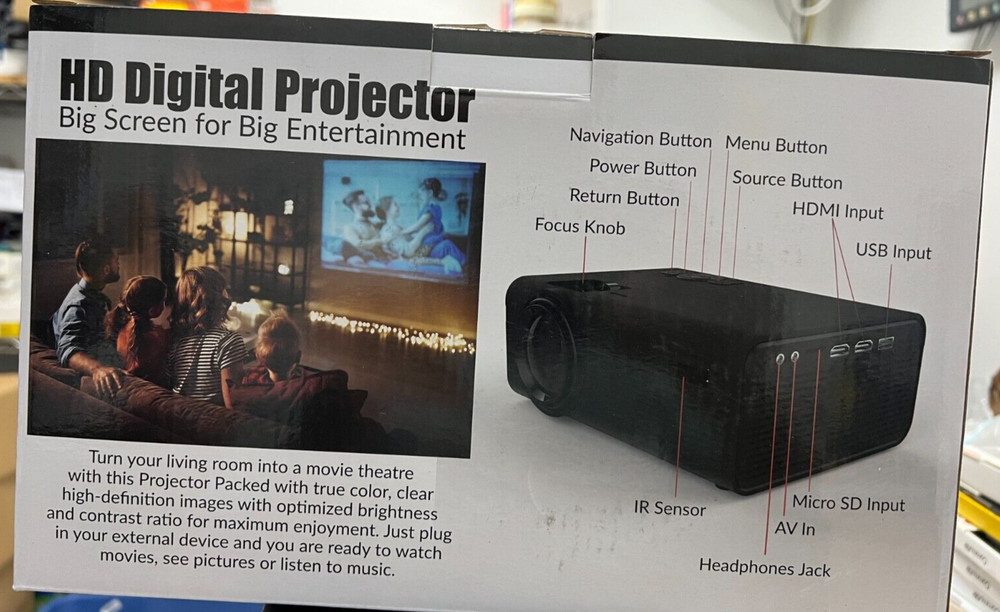 HD Digital Projector Super Sonic SC-80P