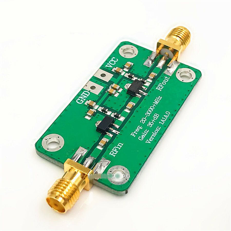 Low noise RF amplifier 20-3000 MHz Gain 35dB