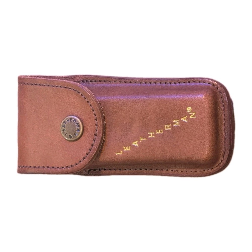 LEATHERMAN, Heritage Leather Snap Sheath for Multi-Tools, Brown, Medium