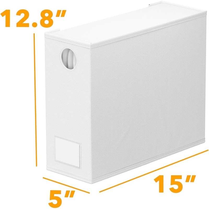 6 Pack Bed Sheet Organizer and Storage, Foldable Sheet Organizer with Window US