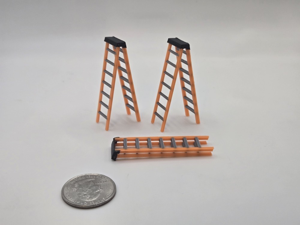 1/50 Scale Posable 8' Step Ladder *3 Pack*