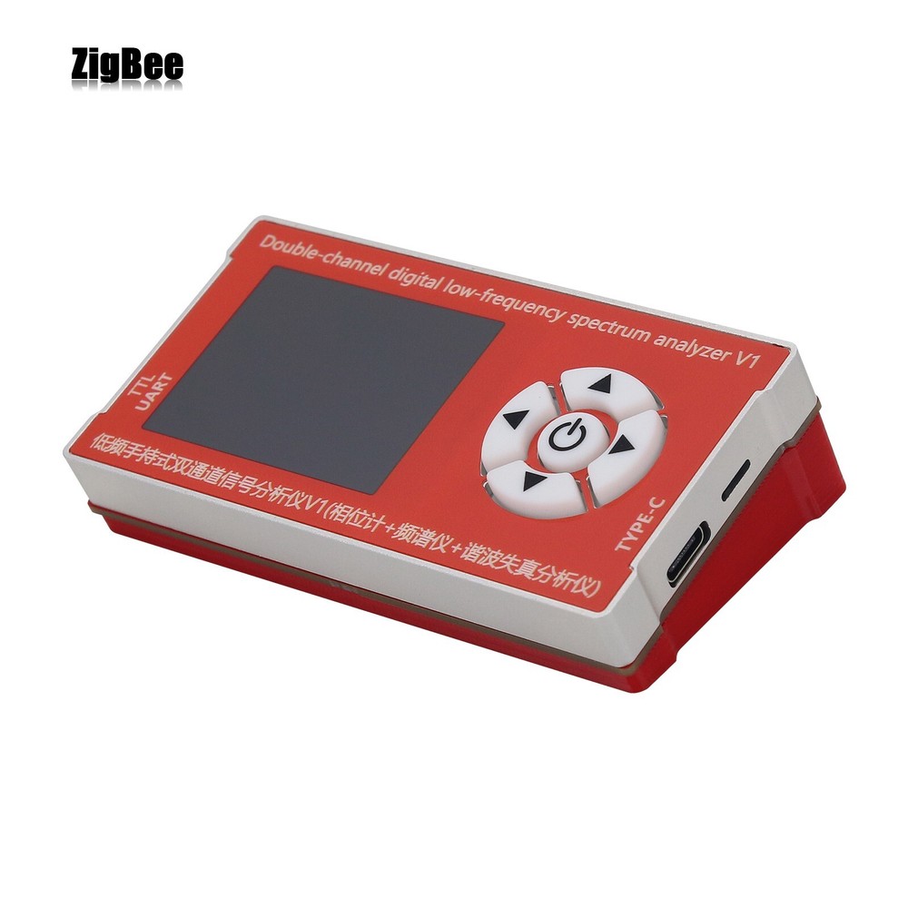 Double-channel Digital Low-frequency Handheld Spectrum Analyzer 10Hz-800kHz