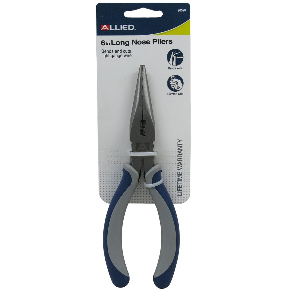 6" LONG NOSE PLIERS One Size