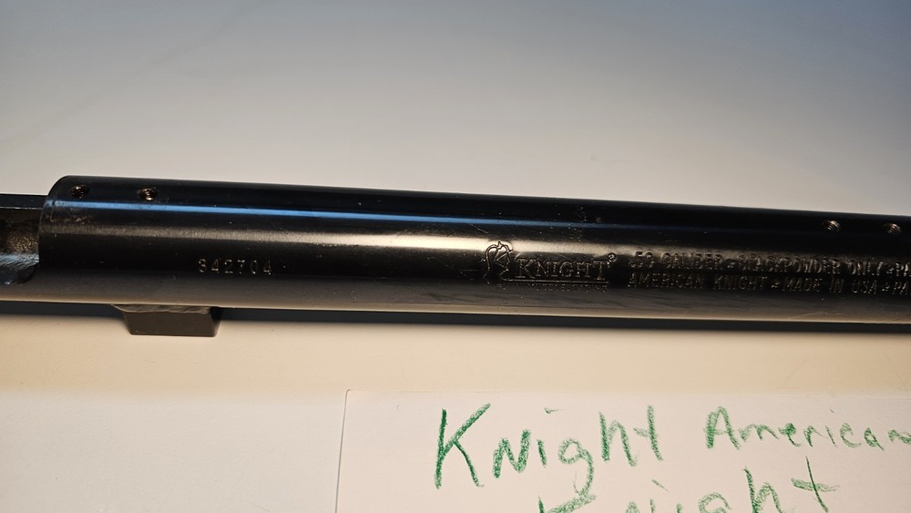 Knight American Knight Inline Muzzleloader 22" Barrel No Breech (4)