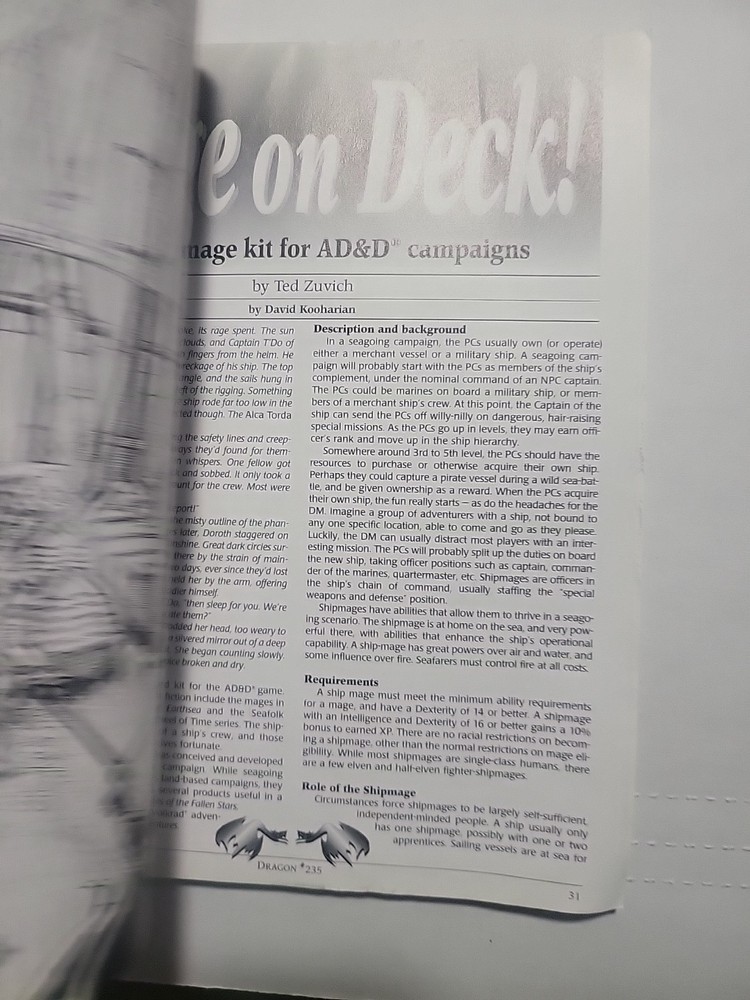 Dragon Magazine: Issue 235